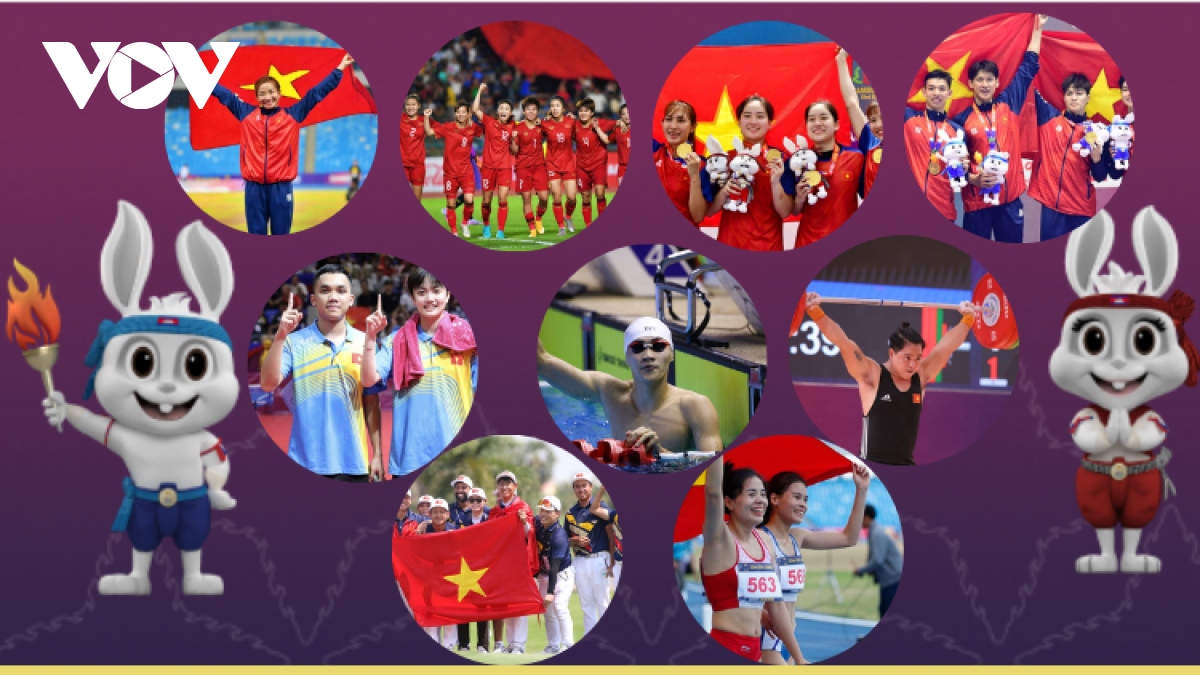 Major Vietnamese sports stars at SEA Games 32